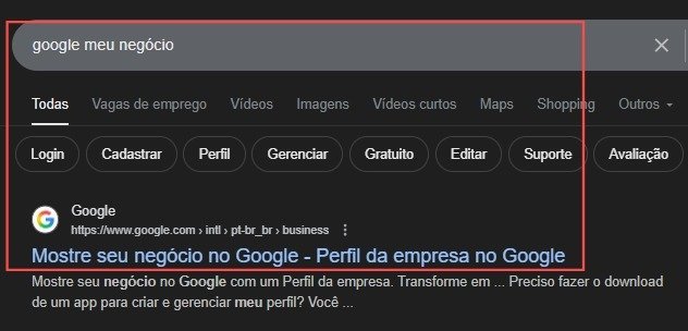(como aparecer no Google).