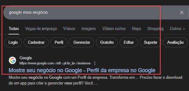 (como aparecer no Google).